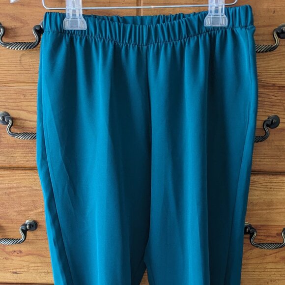Emerald green/teal two-piece Modanisa pant set, size EUR 42/US 10 - Picture 2 of 3